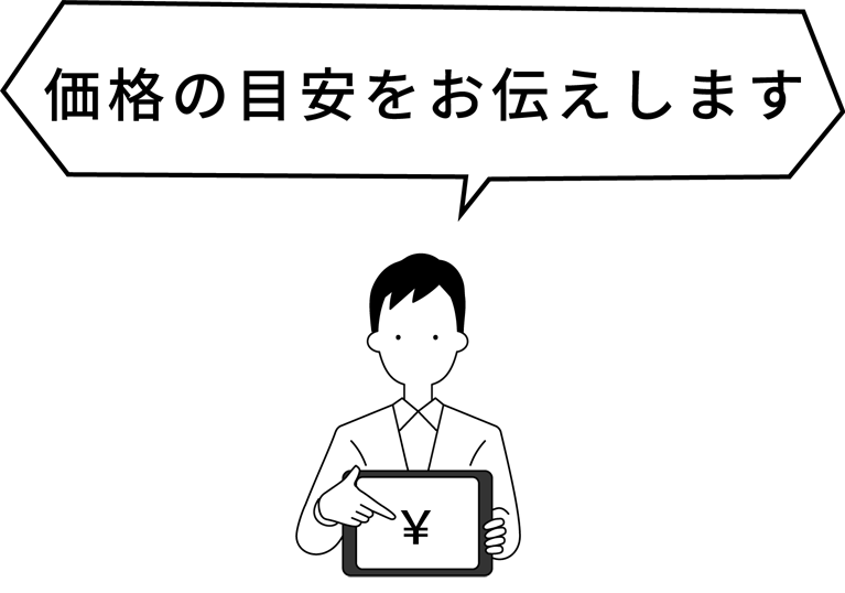 価格の目安をお伝えします